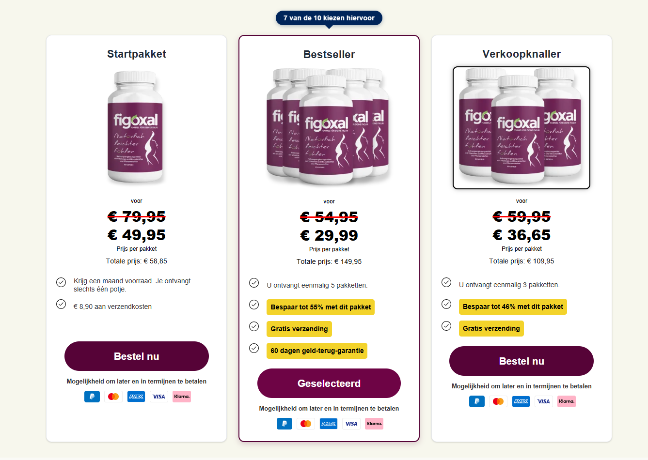 Figoxal pakketten